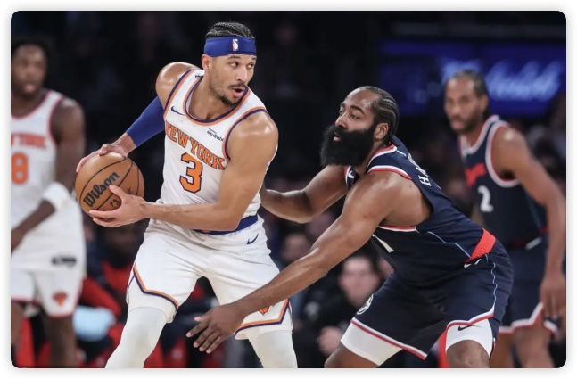 伦纳德27+10唐斯空砍34分 哈登29分快船胜尼克斯